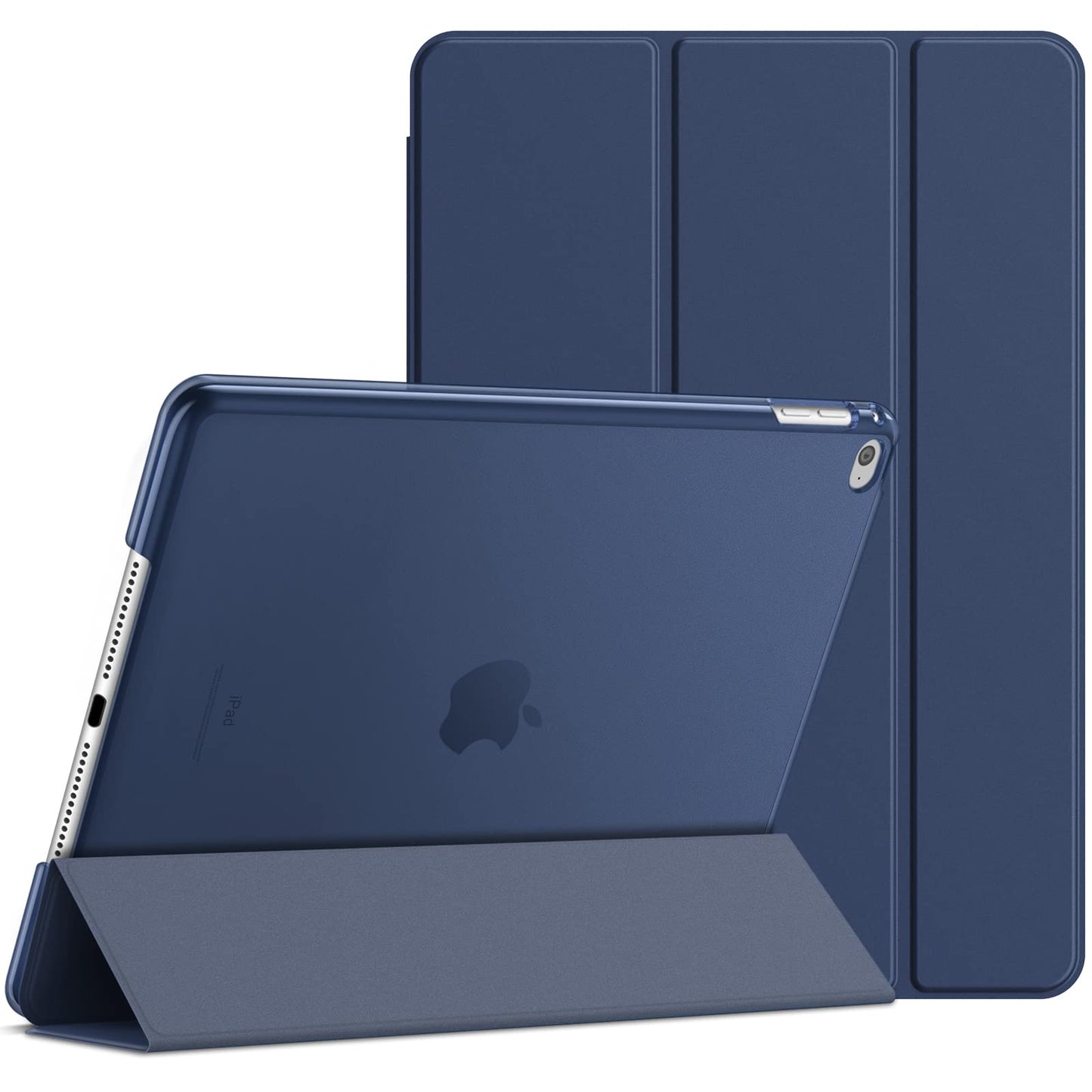 JETech Case for iPad Air 2 (2nd Generation), Smart Cover Auto Wake/Sleep (Black)