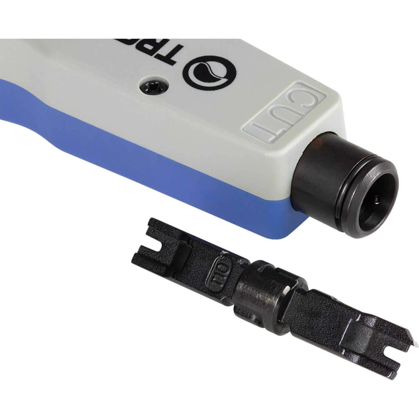 TRENDnet Punch Down Tool With 110 And Krone Blade, Insert & Cut Terminations In One Operation, Precision Blades Are Interchangeable & Reversible, Network Punch Tool, Grey, TC-PDT
