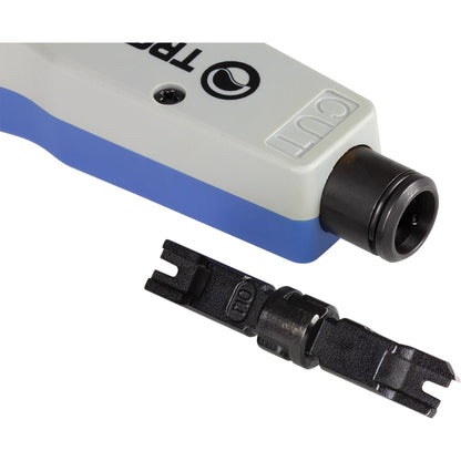 TRENDnet Punch Down Tool With 110 And Krone Blade, Insert & Cut Terminations In One Operation, Precision Blades Are Interchangeable & Reversible, Network Punch Tool, Grey, TC-PDT