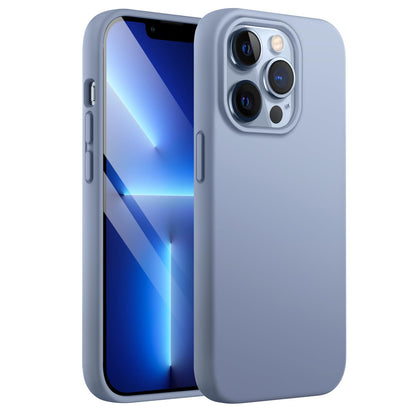 JETech Silicone Case for iPhone 13 6.1-Inch, Silky-Soft Touch Full-Body Protective Phone Case, Shockproof Cover with Microfiber Lining (Black)