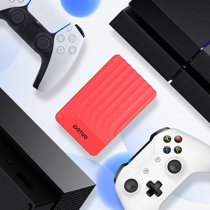 YOTUO 500GB External Hard Drive, Portable Storage Expansion HDD, USB 3.0 & USB-C for PC, Mac, Desktop, Laptop, Smartphone, PS4, Xbox One, Xbox 360, Office & Game Black
