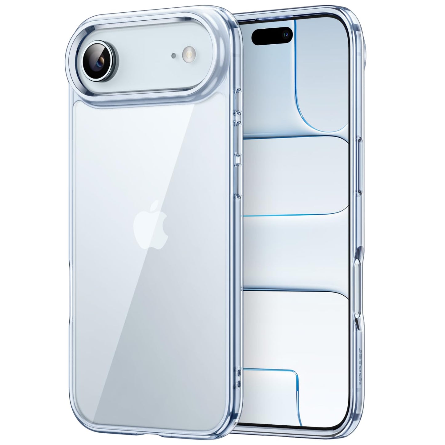 JETech Case for iPhone 17 Pro Max 6.9-Inch, Non-Yellowing Shockproof Phone Bumper Cover, Anti-Scratch Clear Back (Clear)