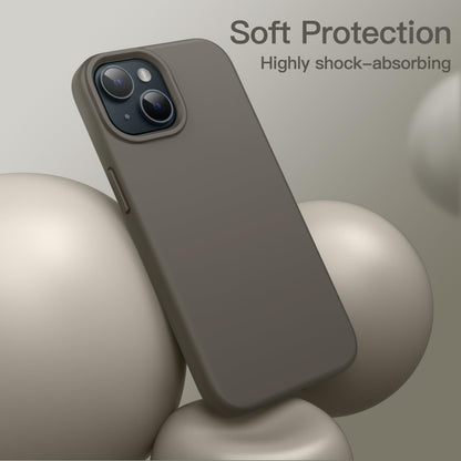 JETech Silicone Case for iPhone 15 Pro Max 6.7-Inch, Silky-Soft Touch Full-Body Protective Phone Case, Shockproof Cover (Black)