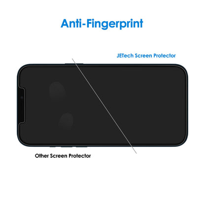 JETech Screen Protector for iPhone 17e (2026) / iPhone 16e / iPhone 14, Tempered Glass Film, 6.1-Inch Display, 3-Pack