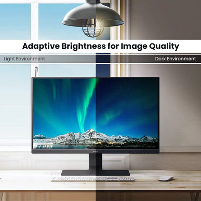 BenQ GW2480 Computer Monitor 24" FHD 1920x1080p | IPS | Eye-Care Tech | Low Blue Light | Anti-Glare | Adaptive Brightness | Tilt Screen | Built-in Speakers | DisplayPort | HDMI | VGA,Black