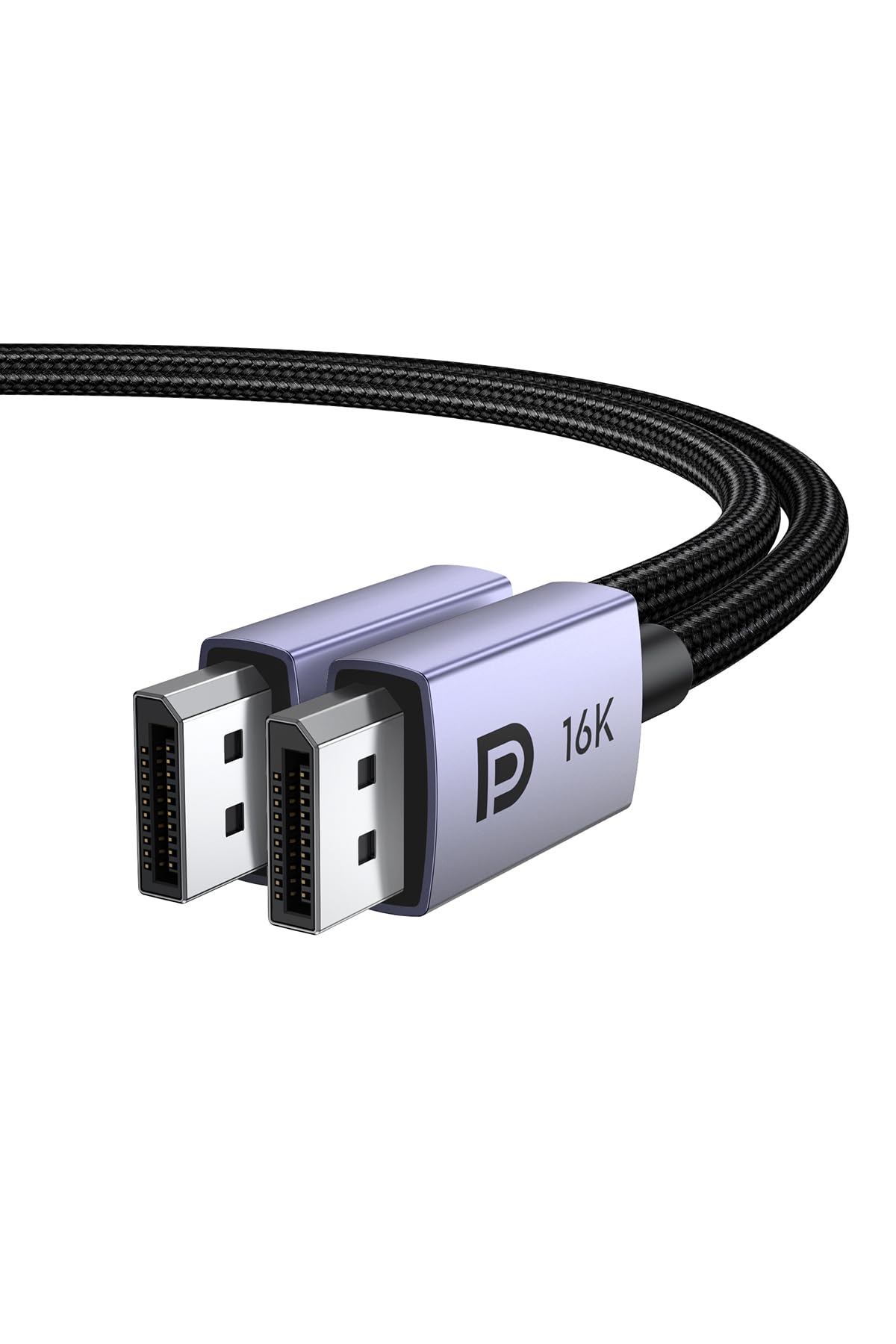 UGREEN 16K 6.6FT DisplayPort Cable 2.1 [VESA Certified] DP 2.1 40Gbps Support 8K@240Hz 1080P@540Hz HDR, HDCP, DSC 1.2a, Braided Display Port Cable Cord Compatible FreeSync G-Sync Video Card Monitor