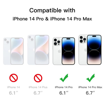 JETech Camera Lens Protector for iPhone 14 6.1-Inch and iPhone 14 Plus 6.7-Inch, 9H Tempered Glass, Anti-Scratch, Case Friendly, Does Not Affect Night Shots, HD Clear, 3-Pack