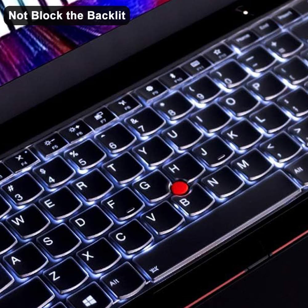 Keyboard Cover for Lenovo Thinkpad x1 Carbon Gen 11/10 14", ThinkPad T14 T14s L14 P14s Gen 4/Gen 3, ThinkPad X1 Yoga Gen 8/7, ThinkPad E14 Gen 6/5 (Not Fit T14 L14 P14s Gen 6/5/2/1, E14 Gen 7/4/3)