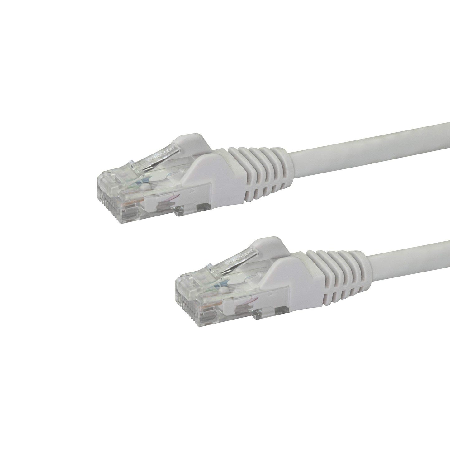 StarTech 15ft CAT6 Ethernet Cable - White CAT 6 Gigabit Ethernet Wire -250Mhz 100W PoE RJ45 UTP Network Patch Cord Snagless with Strain Relief (N6PATCH15WH)