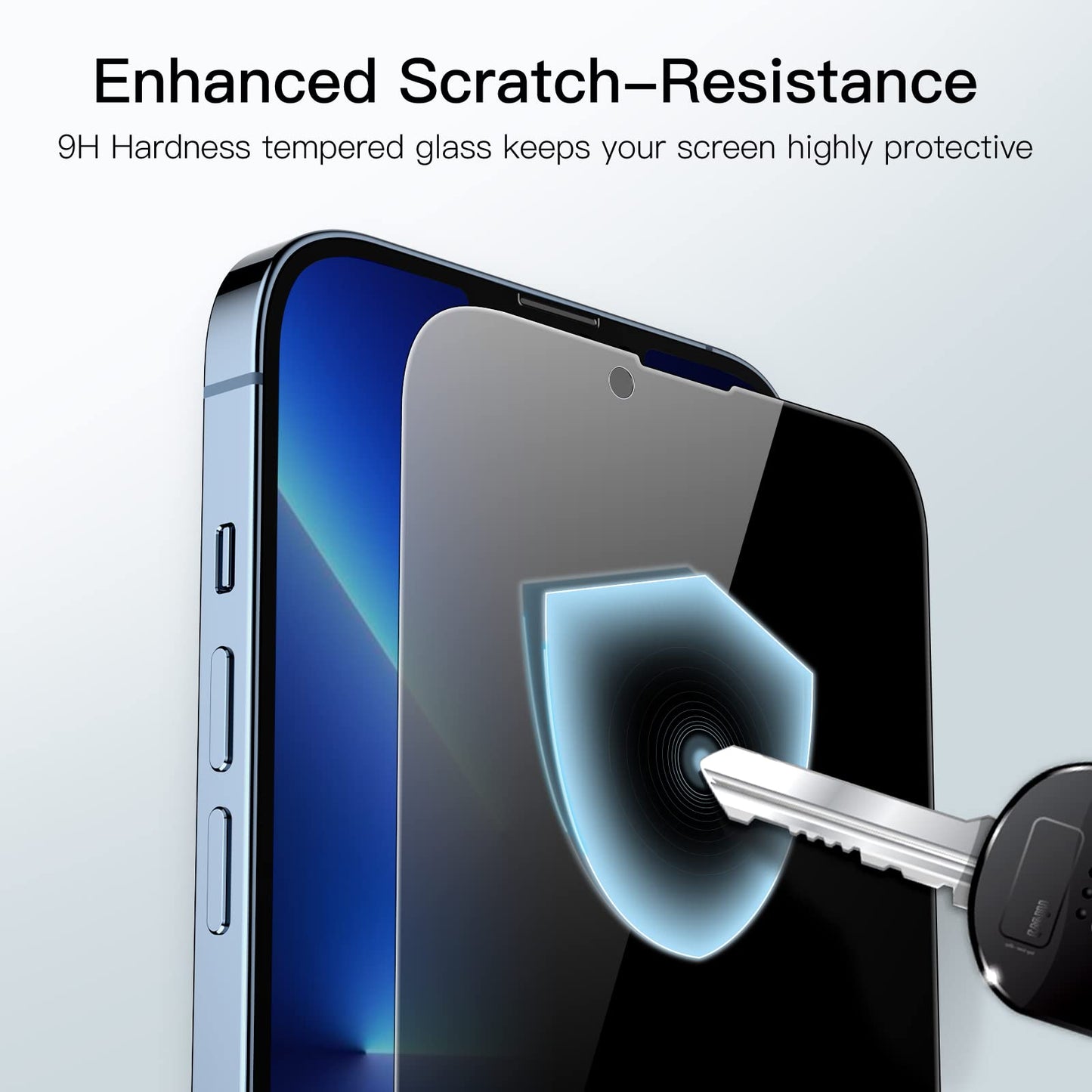 JETech Privacy Full Coverage Screen Protector for iPhone 14 Pro Max 6.7-Inch, Anti-Spy Tempered Glass Film, Edge to Edge Protection Case-Friendly, 2-Pack