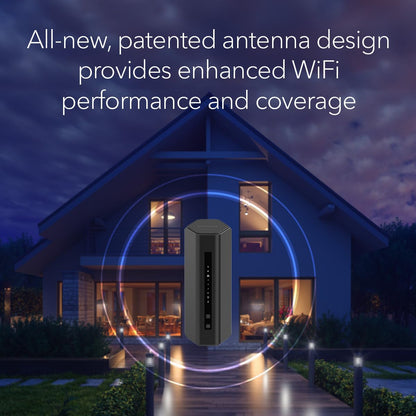 NETGEAR Nighthawk Dual-Band WiFi 7 Router (RS90) – Router Only, BE3600 Wireless Speed (up to 3.6 Gbps) - Covers up to 2,000 sq. ft., 50 Devices – 2.5 Gig Internet Port - Free Expert Help