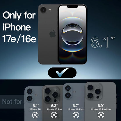 JETech Case for iPhone 16 6.1-Inch, Non-Yellowing Shockproof Phone Bumper Cover, Anti-Scratch Clear Back (Clear)