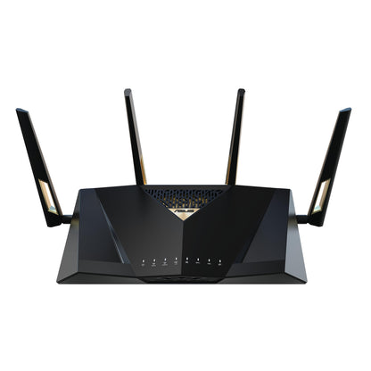 ASUS RT-AX88U AX6000 Dual Band WiFi 6 Gaming Router, 8 Ports, Lifetime Security, Adaptive QoS