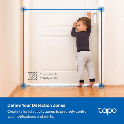 TP-Link Tapo Pan/Tilt Security Camera for Baby Monitor, Pet Camera w/Motion Detection, 1080P, 2-Way Audio, Night Vision, Cloud & SD Card Storage, Works with Alexa & Google Home (Tapo C200)