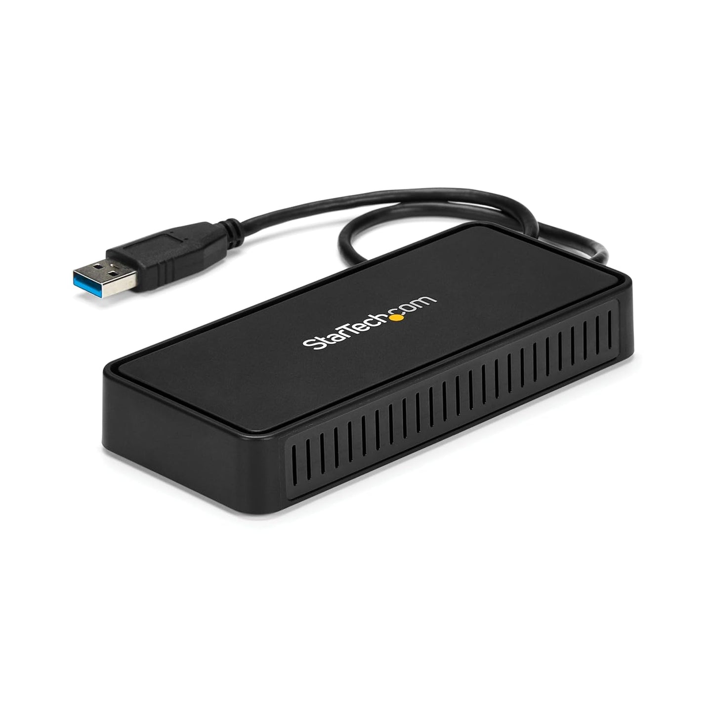 StarTech USB 3.0 Mini Dock, Dual DisplayPort 4K 60Hz Monitor Docking Station with Gigabit Ethernet Port, Portable DisplayLink USB-A Laptop Adapter, 1ft (30cm) cable - TAA