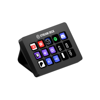 Elgato Stream Deck MK.2 – Studio Controller, 15 macro keys, trigger actions in apps and software like OBS, Twitch, YouTube and more, USB, works with Mac and PC