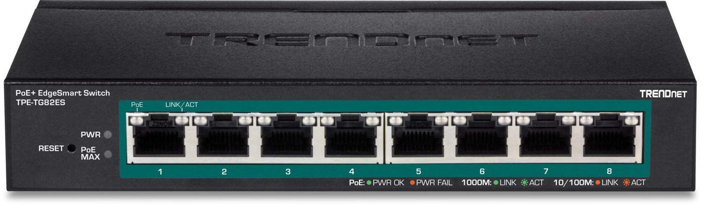 TRENDnet 2-Port 4K Dual Monitor DisplayPort KVM Switch with Audio, TK-240DP, 2560 x 1440 @ 144Hz, 2-Port USB 2.0 Hub, Connect Two Monitors, NDAA + TAA Compliant, Black