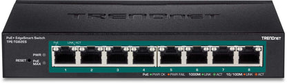 TRENDnet 2-Port 4K Dual Monitor DisplayPort KVM Switch with Audio, TK-240DP, 2560 x 1440 @ 144Hz, 2-Port USB 2.0 Hub, Connect Two Monitors, NDAA + TAA Compliant, Black