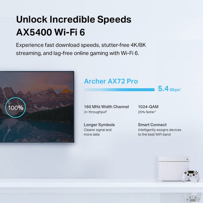 TP-Link AX3000 WiFi 6 Router (Archer AX55 Pro) - Multi Gigabit Wireless Internet, 2 x 2.5 Gbps Ports, Dual Band, VPN Router, OFDMA, MU-MIMO, USB 3.0, WPA3, Compatible with Alexa