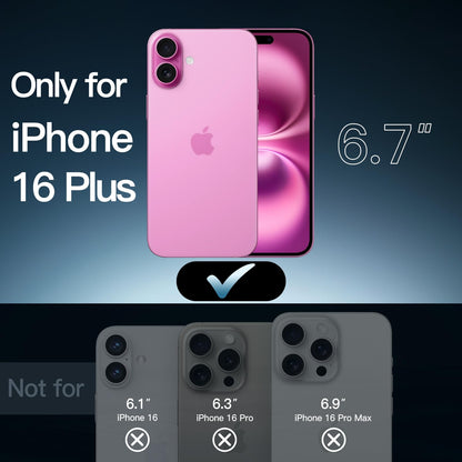 JETech Case for iPhone 16 6.1-Inch, Non-Yellowing Shockproof Phone Bumper Cover, Anti-Scratch Clear Back (Clear)
