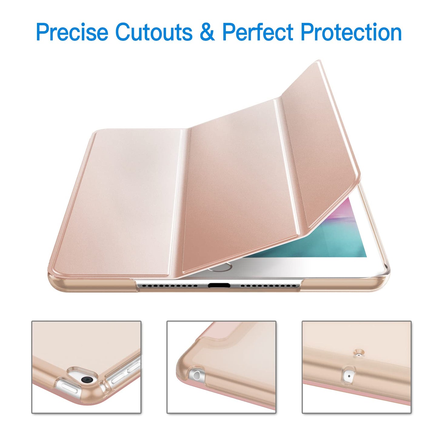 JETech Case for iPad mini 5 (2019 Model 5th Generation), Smart Cover with Auto Sleep/Wake (Black)