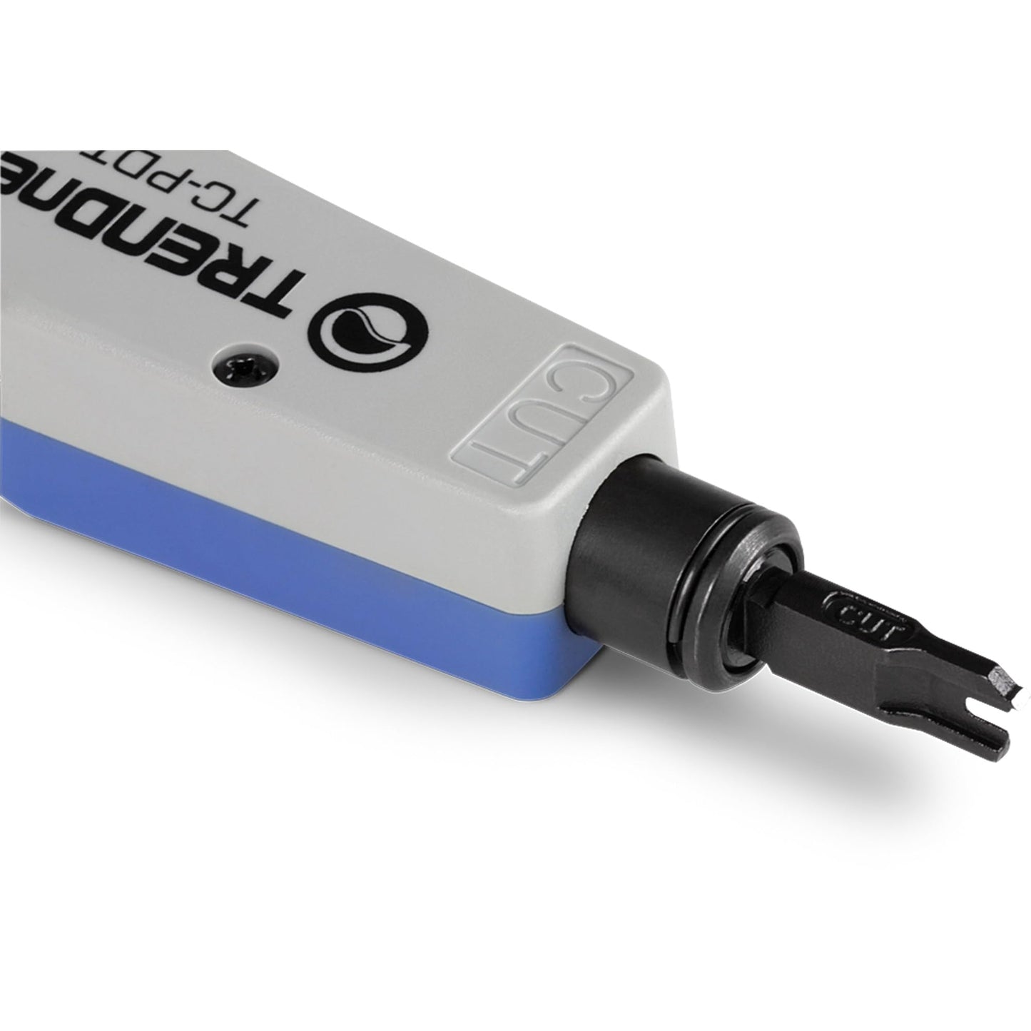 TRENDnet Punch Down Tool With 110 And Krone Blade, Insert & Cut Terminations In One Operation, Precision Blades Are Interchangeable & Reversible, Network Punch Tool, Grey, TC-PDT