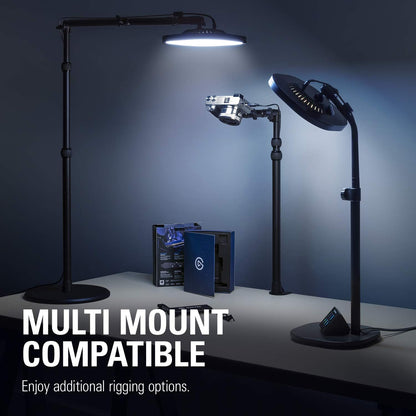 Elgato Key Light Air - Professional 1400 lumens Desk Light for Streaming, Broadcasting, Home Office and Video Conferencing, Temperature and Brightness app-adjustable on Mac, PC, iOS, Android