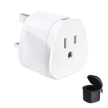 Cable Matters Type N Plug Adapter for Travel, US to Brazil Plug Adapter, Works in Brazil and South Africa, CE & RoHS Certified, White