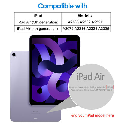 JETech Screen Protector for iPad (10.2-Inch, 2021/2020/2019 Model, 9/8/7 Generation), Tempered Glass Film, 1-Pack