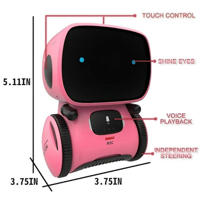 98K Robot Toys for Girls and Boys Rechargeable, Touch and Voice Control Robots Interactive Talking Smart Partner and Teacher with Singing, Dancing, STEM Toy Gifts for Kids Age 3 and Up