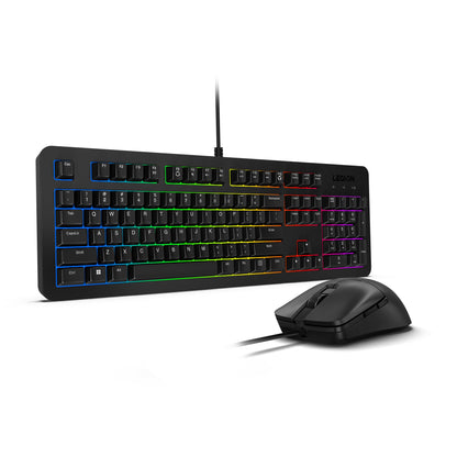Lenovo GY40T26478 Legion K500 RGB Mechanical Gaming Keyboard, 3 ZONE Full-size Keyboard, 7 user Programmable Hot Keys; 16.8 Million Colors, 50 Million-Click Red Mechanical Keys, Detachable Palm Rest