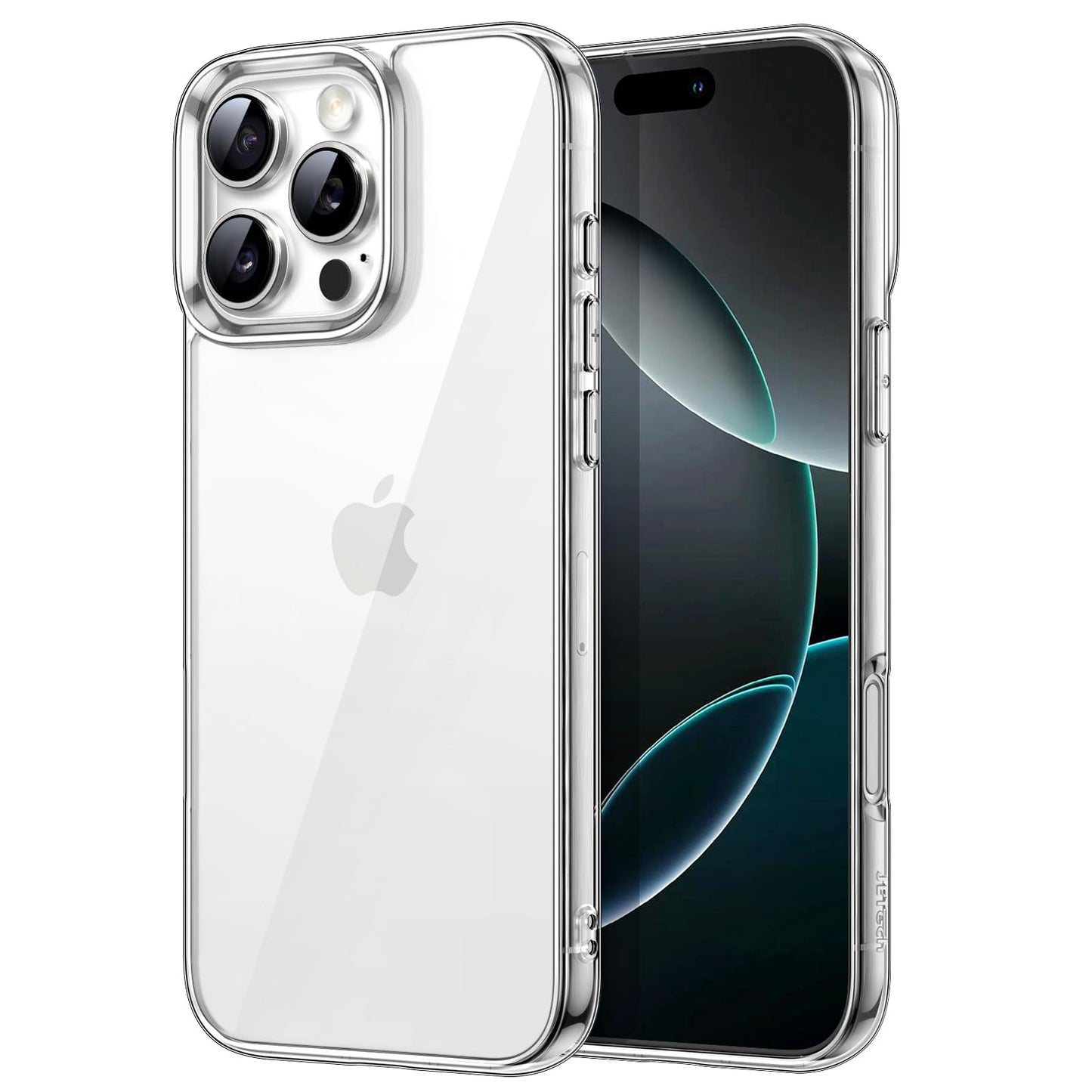 JETech Case for iPhone 16 6.1-Inch, Non-Yellowing Shockproof Phone Bumper Cover, Anti-Scratch Clear Back (Clear)