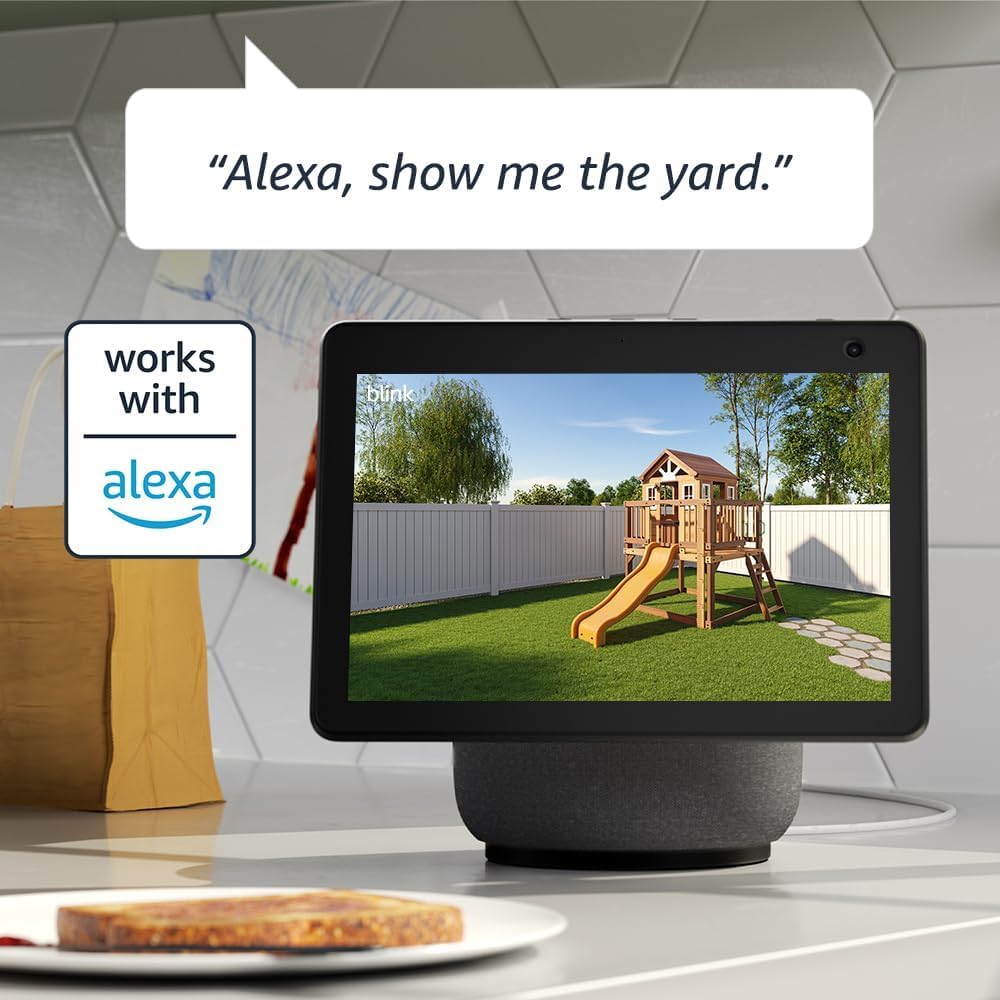Blink Outdoor 4 – Wireless smart security camera, two-year battery, 1080p HD day and infrared night live view, two-way talk – 2 camera system