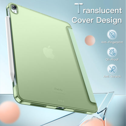 JETech Case ONLY for iPad Air 11-Inch M4/M3/M2 (2026/2025/2024), iPad Air 5/4 (2022/2020 5th/4th Generation 10.9-Inch), Slim Stand Hard Back Shell Cover with Auto Wake/Sleep (Starlight)