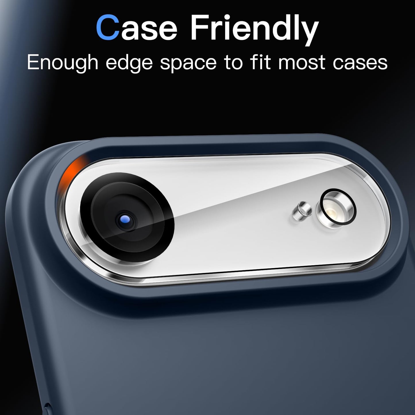 JETech Camera Lens Protector for iPhone 15 6.1-Inch and iPhone 15 Plus 6.7-Inch, 9H Tempered Glass, Anti-Scratch, Case Friendly, Does Not Affect Night Shots, HD Clear, 3-Pack