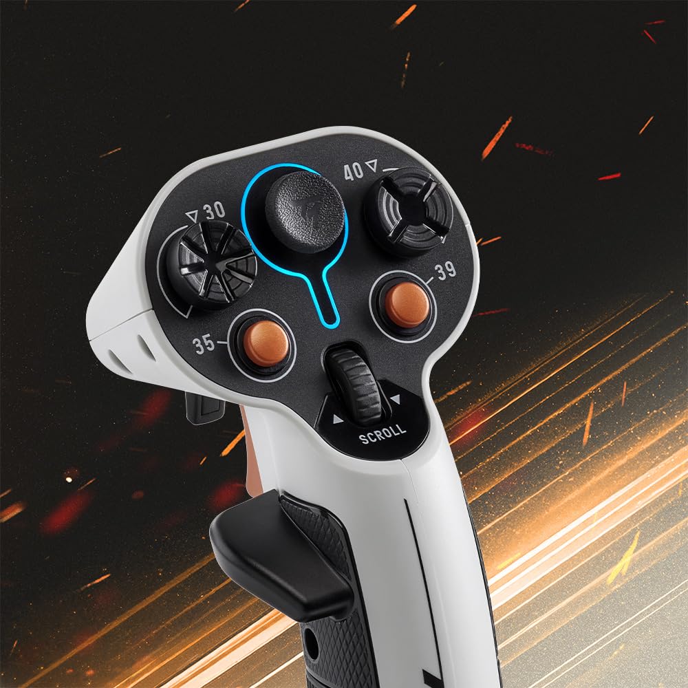 Thrustmaster Sol-R2 HOSAS Dual Flight Joysticks - Hall Effect Technology, 88 Buttons Space Sim Joystick for Flight Simulator - Compatible with PC