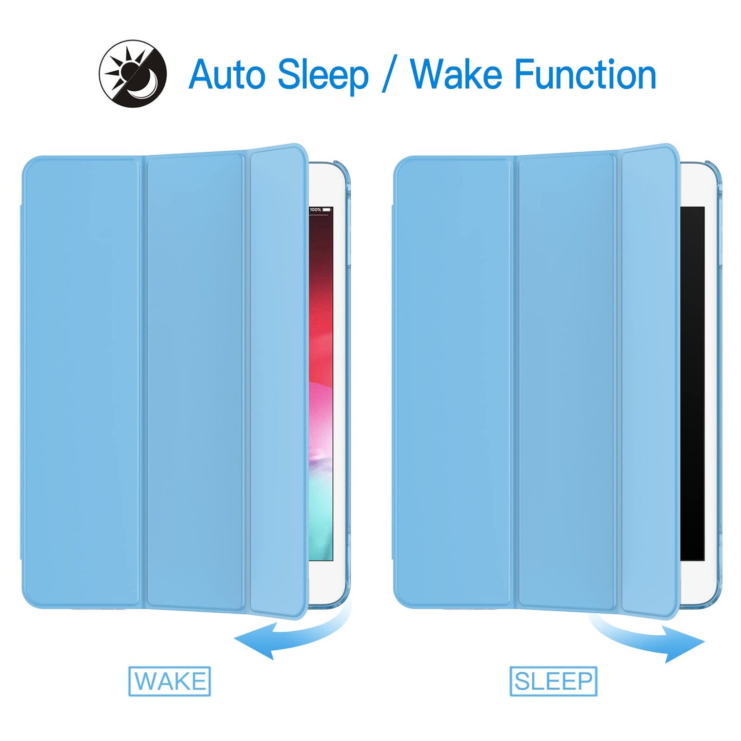 JETech Case for iPad mini 5 (2019 Model 5th Generation), Smart Cover with Auto Sleep/Wake (Black)