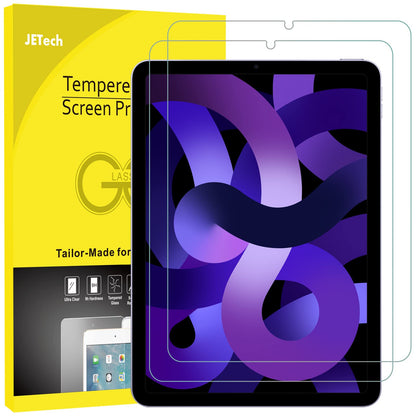 JETech Screen Protector for iPad (A16) 11th/10th Generation (2025/2022), 9H Tempered Glass Film, HD Clear, 2-Pack