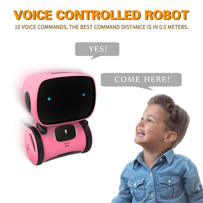 98K Robot Toys for Girls and Boys Rechargeable, Touch and Voice Control Robots Interactive Talking Smart Partner and Teacher with Singing, Dancing, STEM Toy Gifts for Kids Age 3 and Up