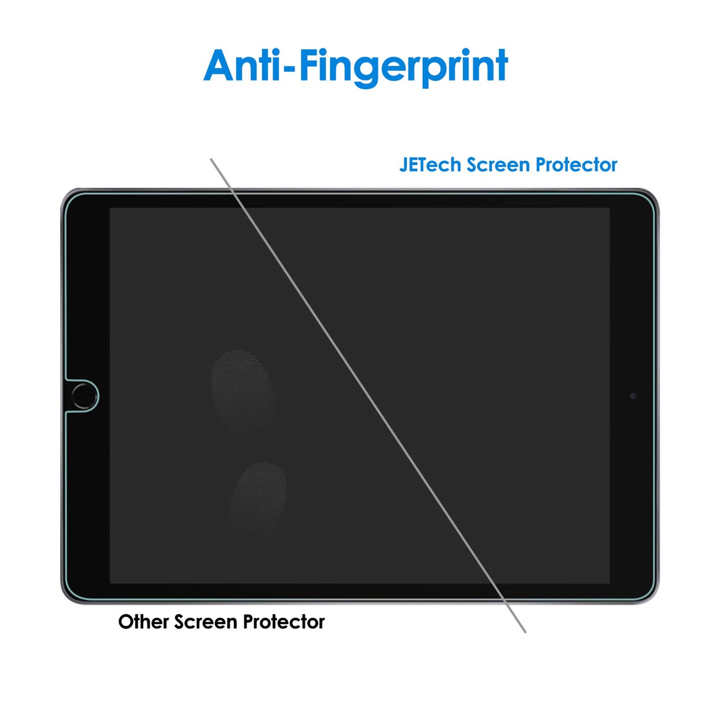 JETech Screen Protector for iPad (A16) 11th/10th Generation (2025/2022), 9H Tempered Glass Film, HD Clear, 2-Pack