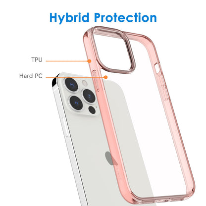 JETech Case for iPhone 13 Pro Max 6.7-Inch, Non-Yellowing Shockproof Phone Bumper Cover, Anti-Scratch Clear Back (Clear)