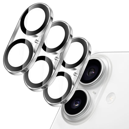 JETech Camera Lens Protector for iPhone 15 6.1-Inch and iPhone 15 Plus 6.7-Inch, 9H Tempered Glass, Anti-Scratch, Case Friendly, Does Not Affect Night Shots, HD Clear, 3-Pack