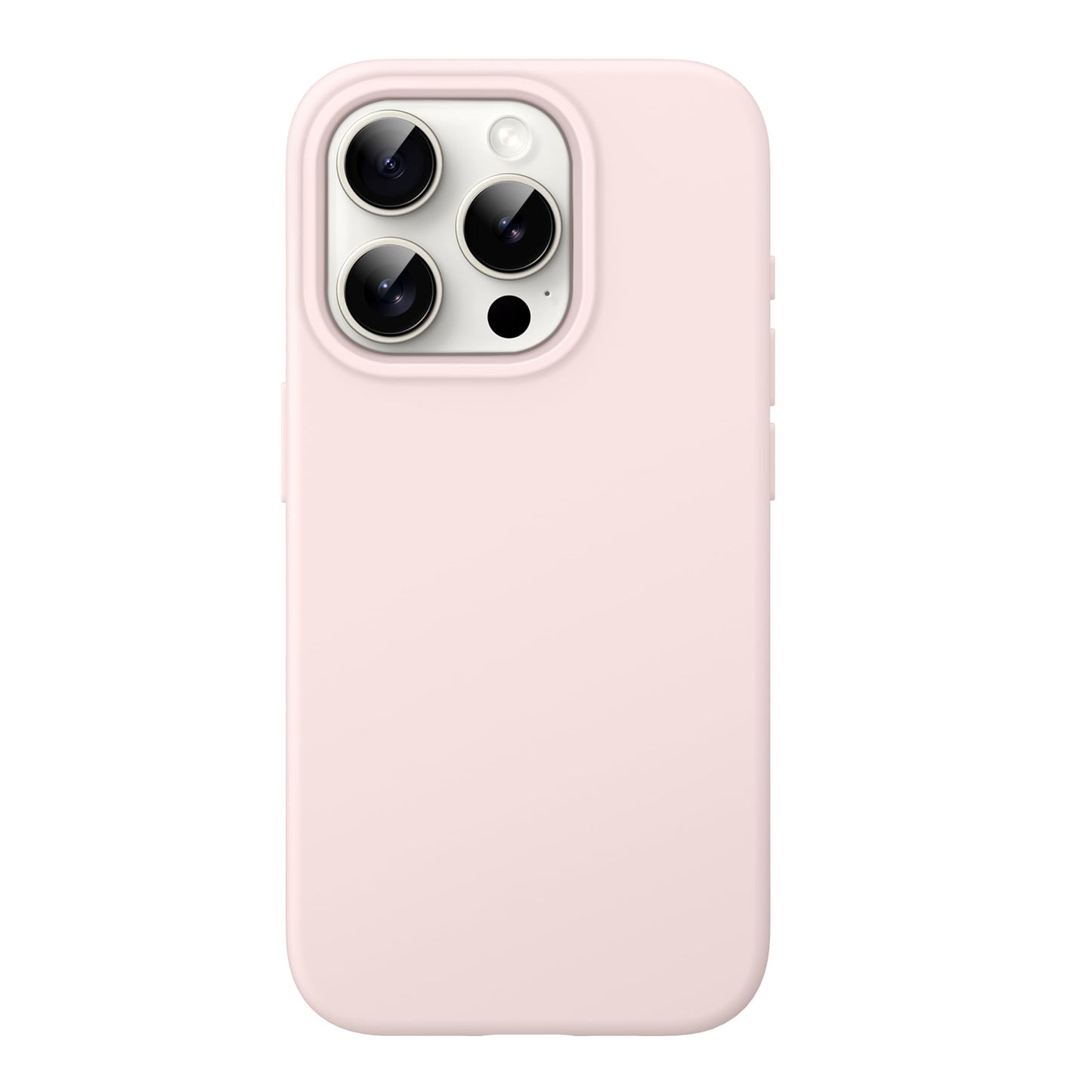 JETech Silicone Case for iPhone 15 Pro Max 6.7-Inch, Silky-Soft Touch Full-Body Protective Phone Case, Shockproof Cover (Black)