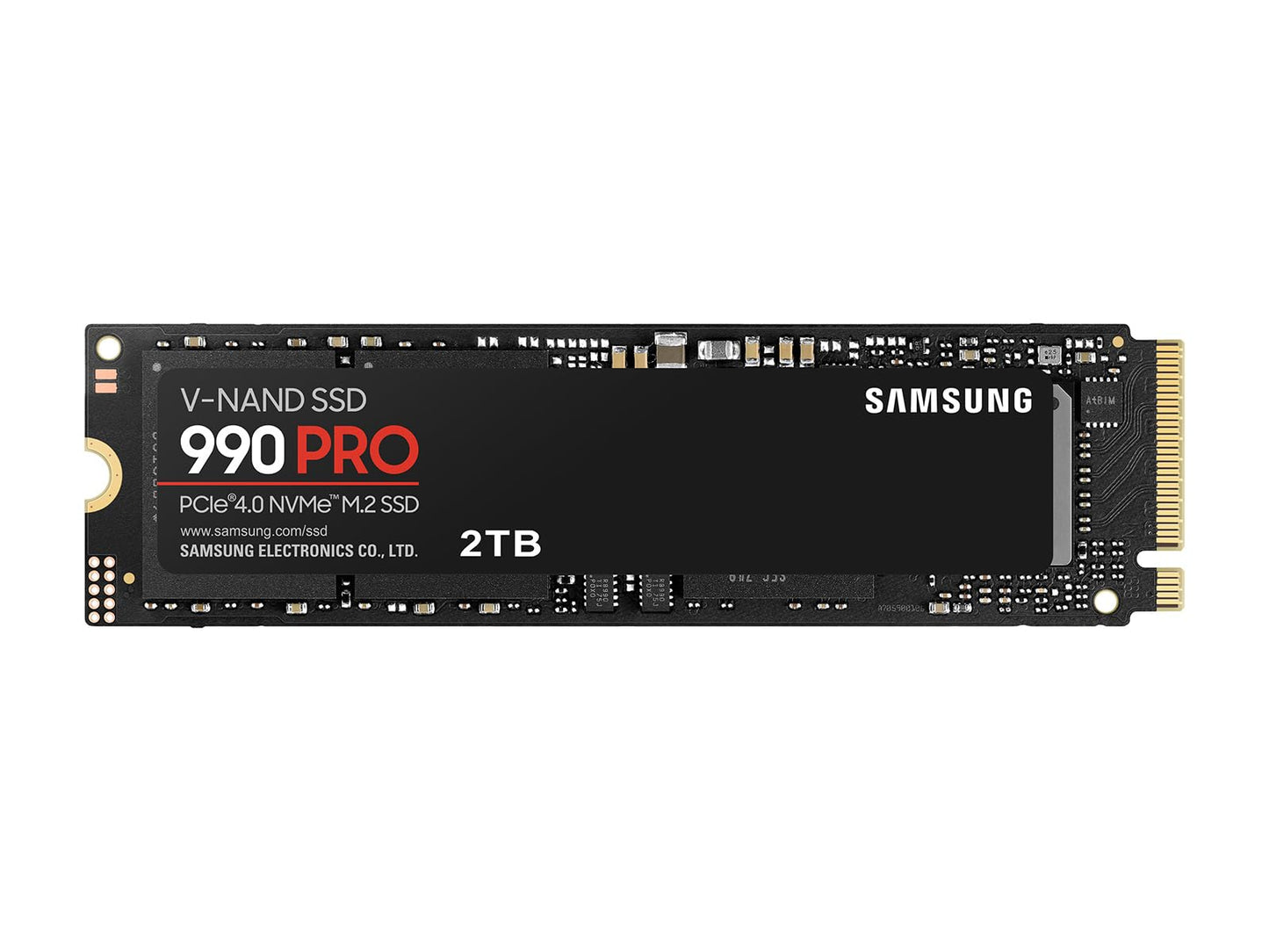 Samsung 990 PRO SSD 1TB PCIe 4.0 M.2 2280 Internal Solid State Hard Drive, Seq. Read Speeds Up to 7,450 MB/s for High End Computing, Gaming, and Heavy Duty Workstations, MZ-V9P1T0B/AM