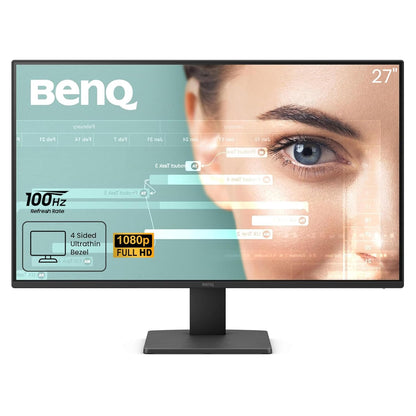 BenQ GW2480 Computer Monitor 24" FHD 1920x1080p | IPS | Eye-Care Tech | Low Blue Light | Anti-Glare | Adaptive Brightness | Tilt Screen | Built-in Speakers | DisplayPort | HDMI | VGA,Black