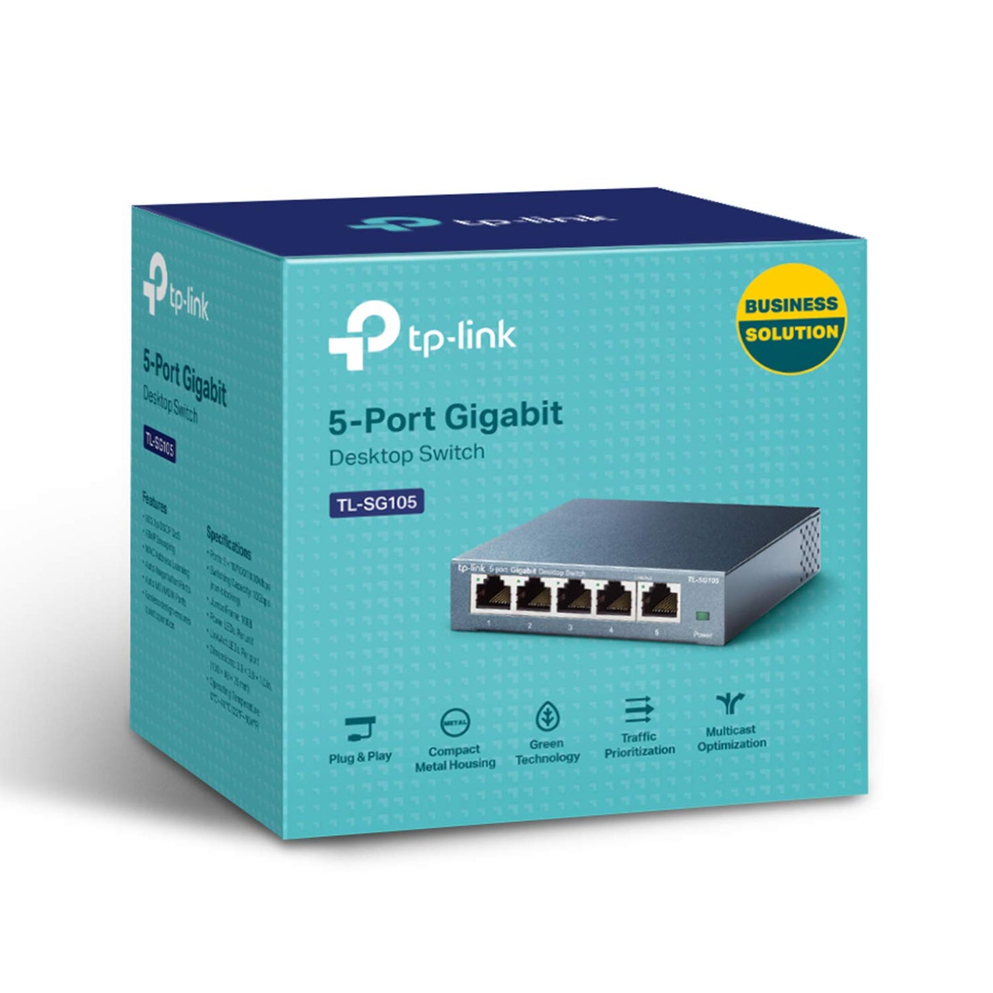 TP-Link TL-SG108S-M2 | 8-Port Multi-Gigabit 2.5G Ethernet Switch | Unmanaged Network Switch | Ethernet Splitter | Plug & Play | Desktop/Wall Mount | Silent Operation