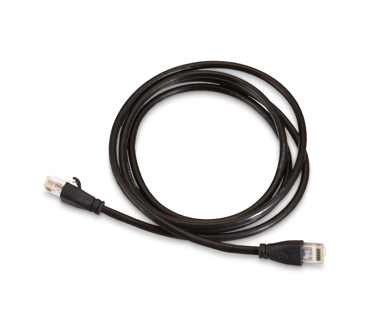 Amazon Basics RJ45 Cat-6 Ethernet Patch Internet Cable, 1Gbps Transfer Speed, Gold-Plated Connectors, Universal Connectivity for PC, TV, Tablet, Router, Printer, 5 Foot, Black