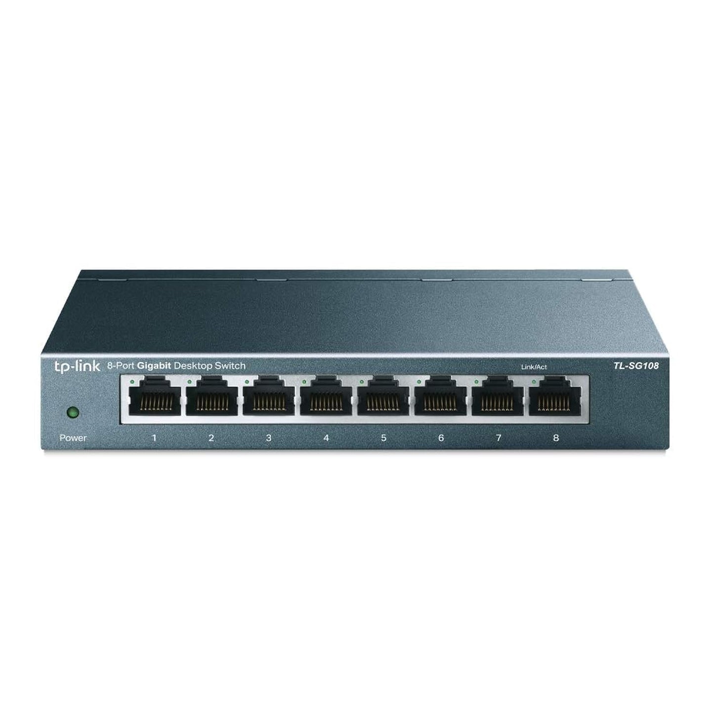 TP-Link TL-SG108S-M2 | 8-Port Multi-Gigabit 2.5G Ethernet Switch | Unmanaged Network Switch | Ethernet Splitter | Plug & Play | Desktop/Wall Mount | Silent Operation
