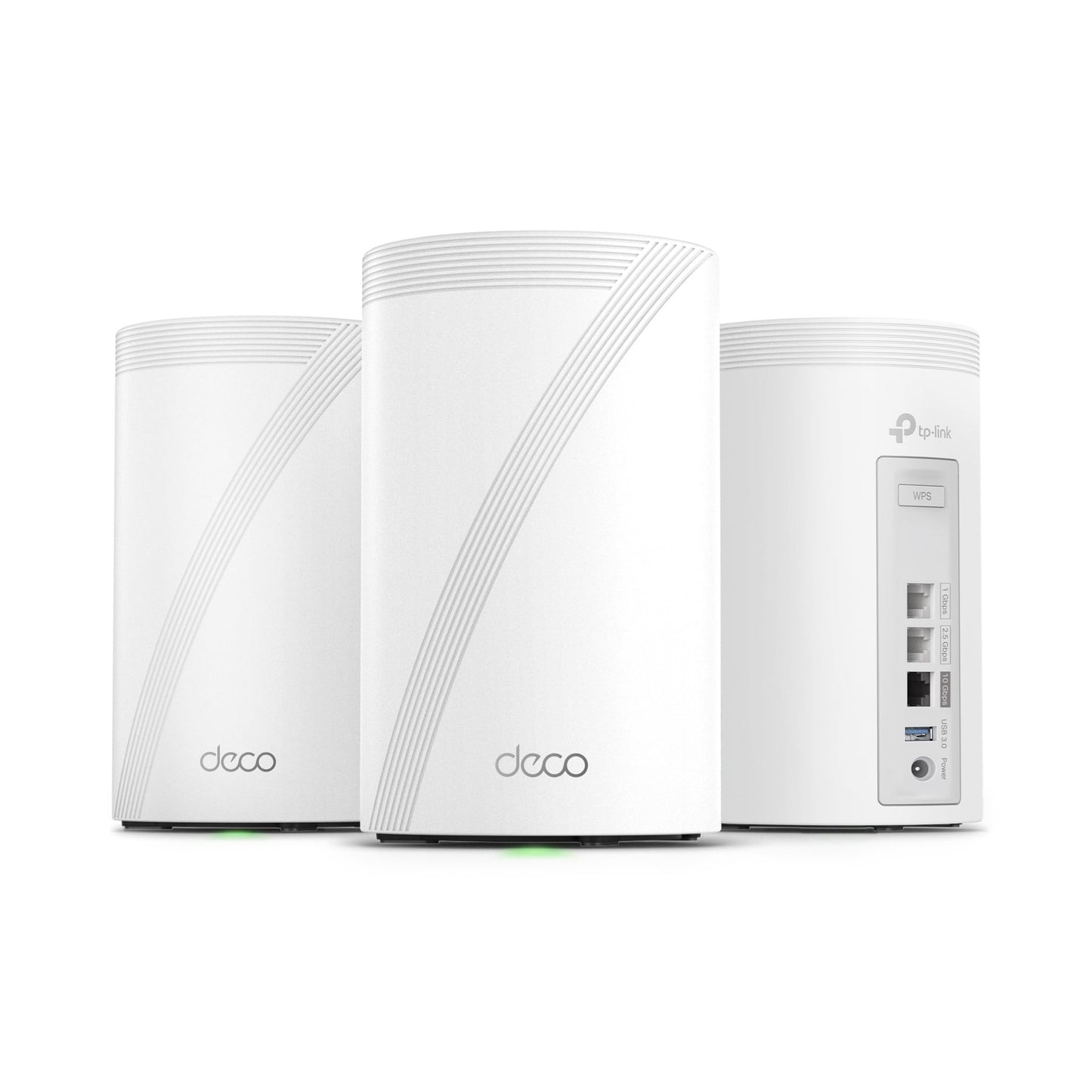 TP-Link Deco X55 AX3000 WiFi 6 Mesh System - Covers up to 6500 Sq.Ft, Replaces Wireless Router and Extender, 3 Gigabit Ports per Unit, Supports Ethernet Backhaul, Deco X55(3-Pack)
