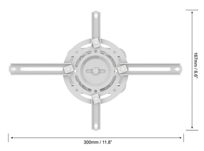 QualGear PRB-717-Wht Ceiling Mount Projector Accessory